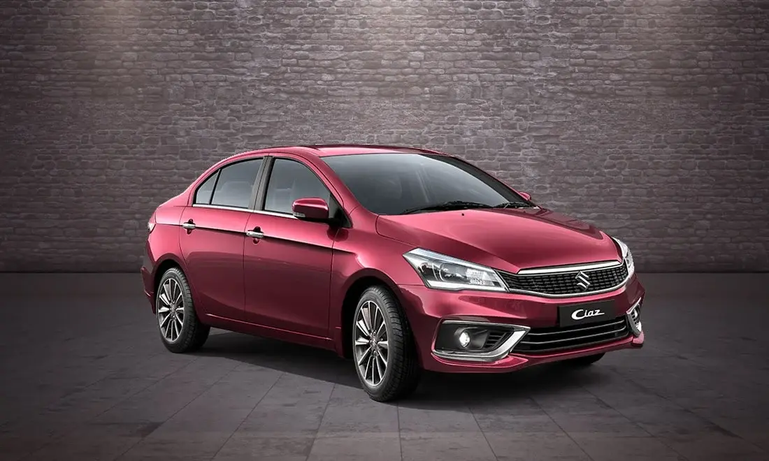 ciaz colour pearl sangria red